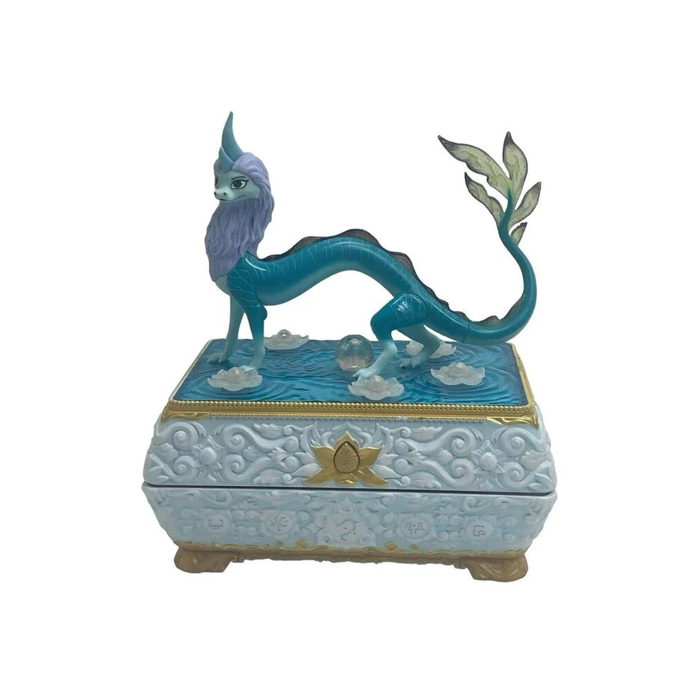Disney Raya and The Last Dragon Sisu Dragon Chest Jewelry Box Features Co... New